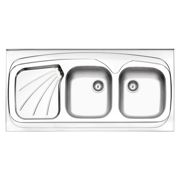 سینک ظرفشویی استیل البرز مدل 270 روکار
