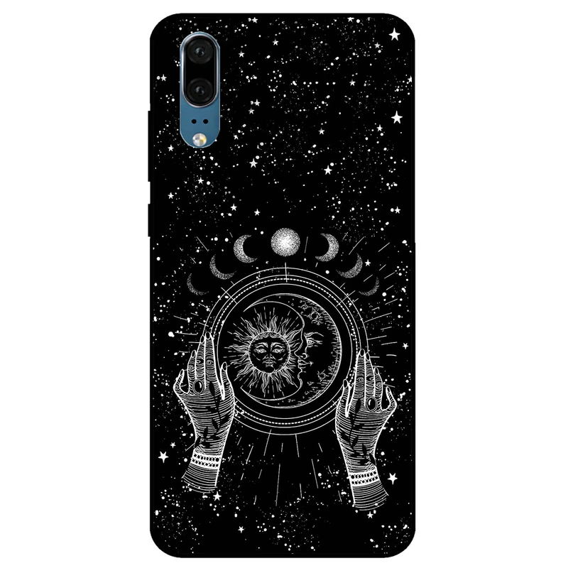 کاور مگافون طرح ماه و خورشید مدل 1892 مناسب برای  گوشی موبایل هوآویP20 