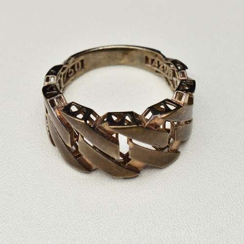 انگشتر طلا 18 عیار زنانه مدل آذرمهر