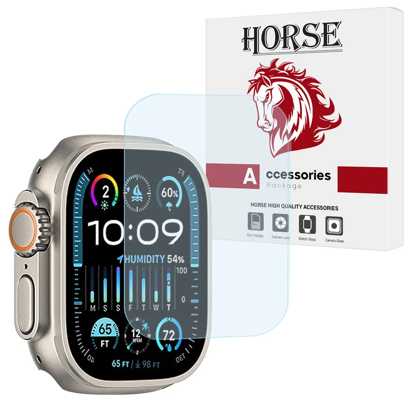 محافظ صفحه نمایش هورس مدل SMWH مناسب برای ساعت هوشمند اپل Watch Ultra 3 49mm