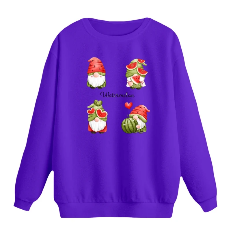 سویشرت زنانه مدل بابانوئل و هندوانه یلدایی کد 004