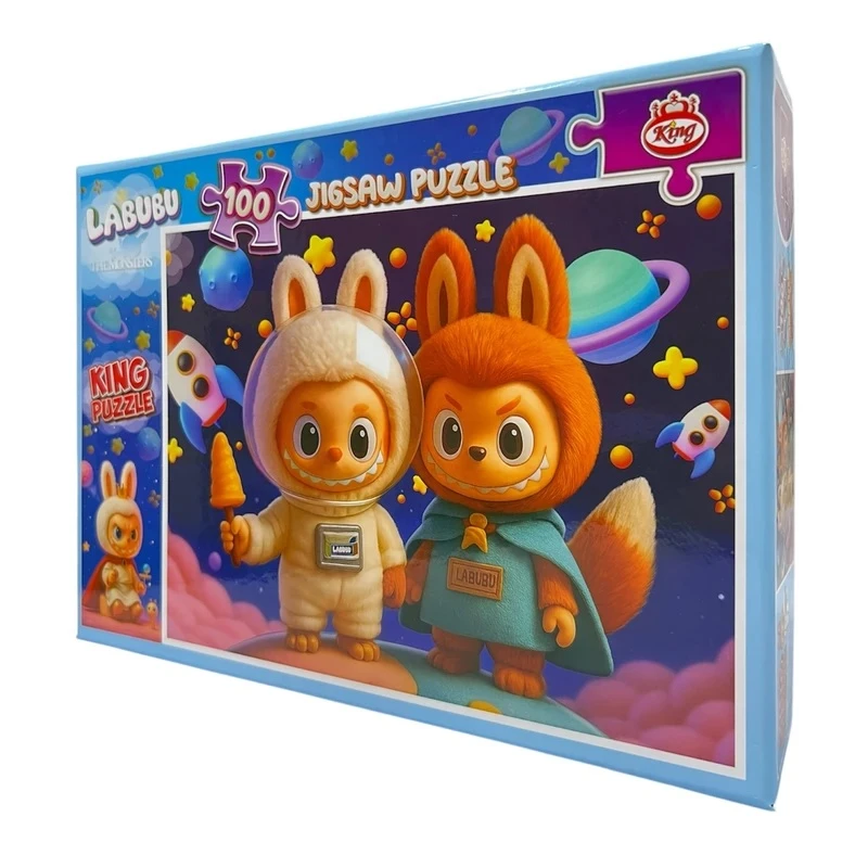 پازل 100 تکه کینگ مدل لبوبو مناسب برای کودکان 