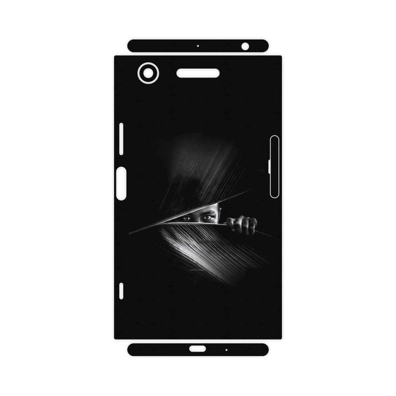 برچسب پوششی ماهوت مدل Black Portrait-FullSkin مناسب برای گوشی موبایل سونی Xperia XZ1