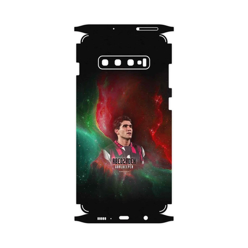 برچسب پوششی ماهوت مدل Ahmad Reza Abedzadeh-FullSkin مناسب برای گوشی موبایل سامسونگ Galaxy S10 Plus