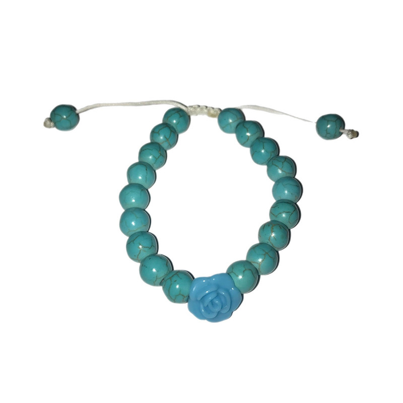 دستبند بچگانه مدل سنگ فیروزه کد S-367 دستبند بچگانه مدل سنگ فیروزه کد S-367