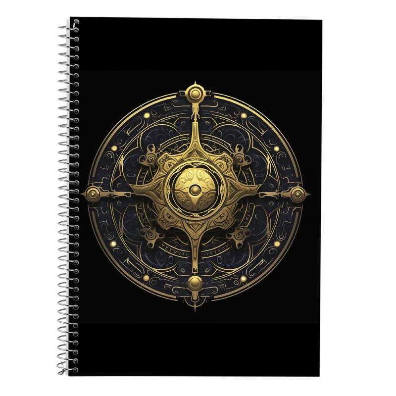 دفتر زبان 50 برگ مدوپد مدل سه خط طرح  ارباب حلقه ها The Lord of the Rings کد DF3065