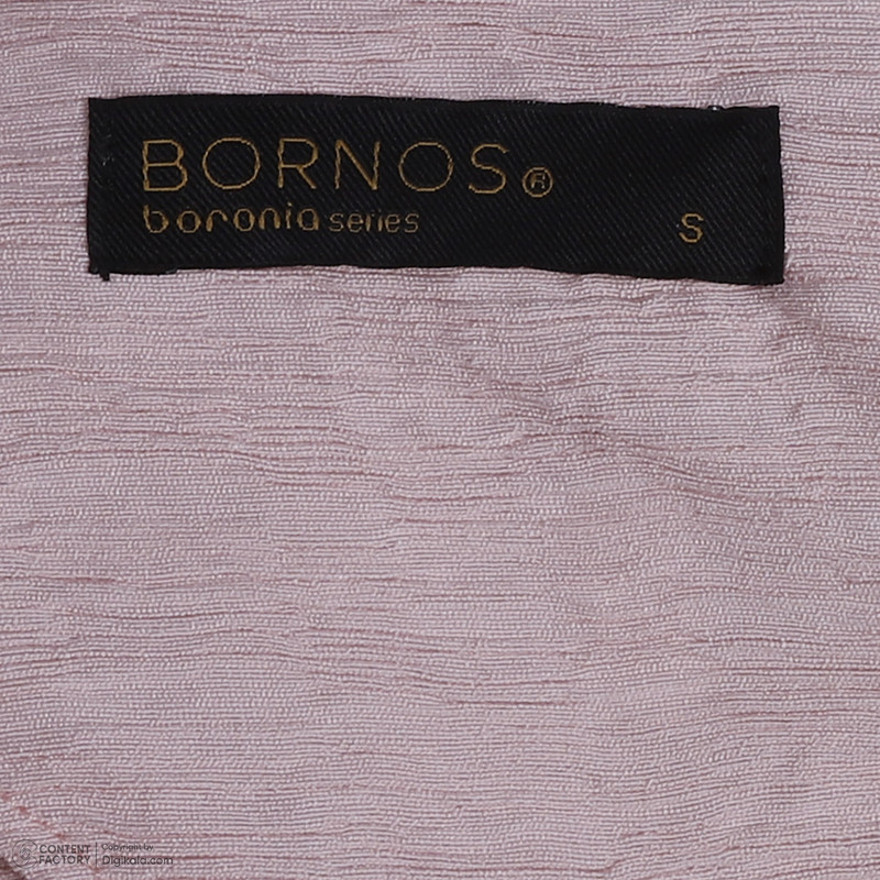 بلوز آستین سه ربع زنانه برنس مدل ارمغان رنگ صورتی