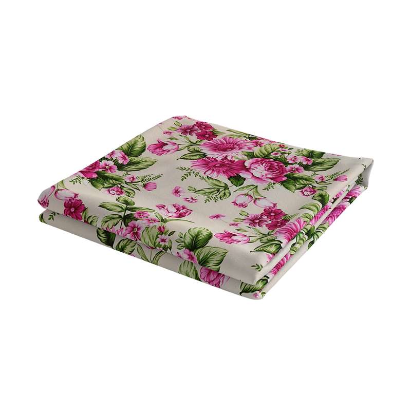 ملحفه تشک مهمان مدل ژیرورا یک نفره سایز 195x100 سانتی متر