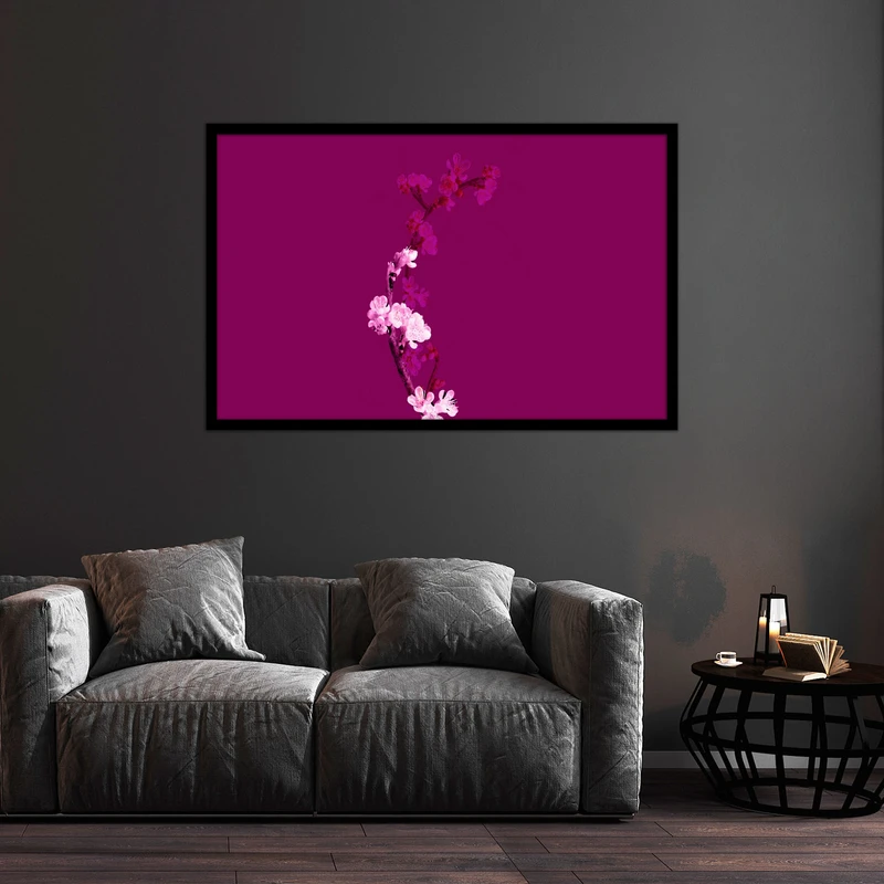 تابلو بکلیت طرح هنری مدرن گل مدل B-bu1144