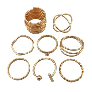 انگشتر زنانه مدل R4162 مجموعه 8 عددی