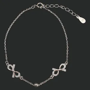 دستبند نقره زنانه مدل B69