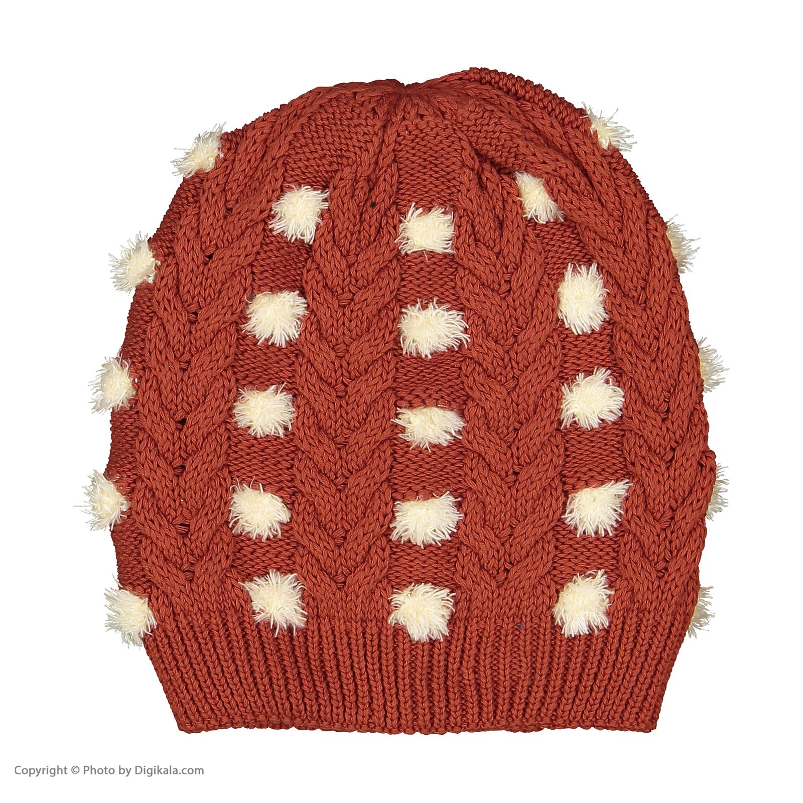 ست کلاه و شال گردن و دستکش بافتنی زنانه رویا مدل 15043-61 -  - 7