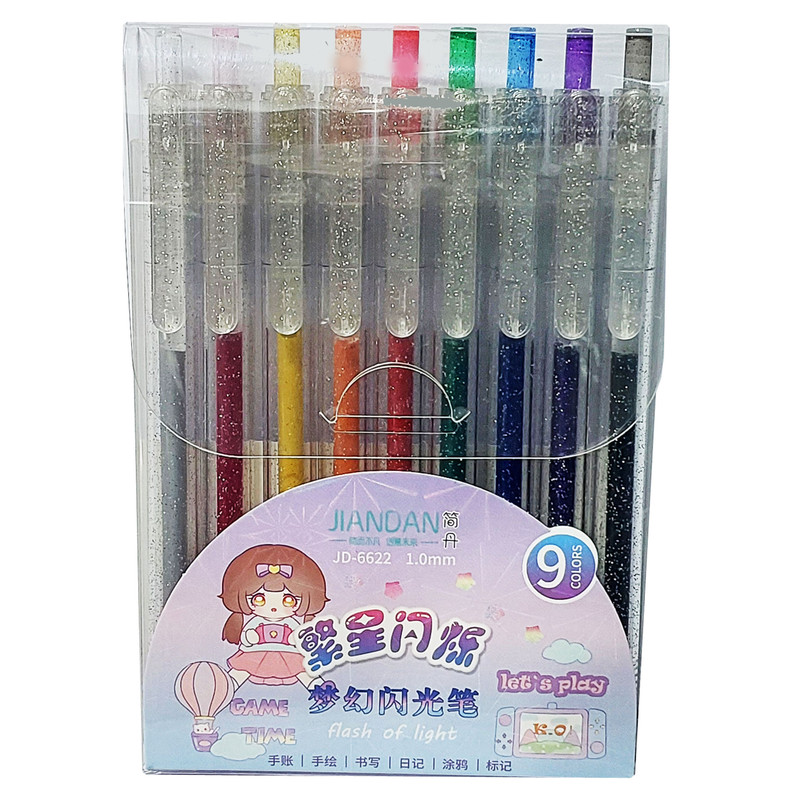 خودکار جیاندان مدل اکلیلی مجموعه 9 عددی