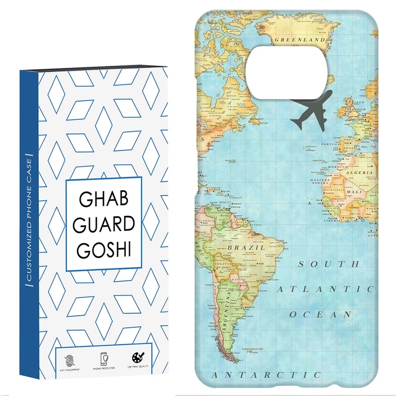 کاور قاب گارد گوشی طرح نقشه جهان کد Dimo-057 مناسب برای گوشی موبایل شیائومی POCO X3 / X3 PRO / X3 NFC