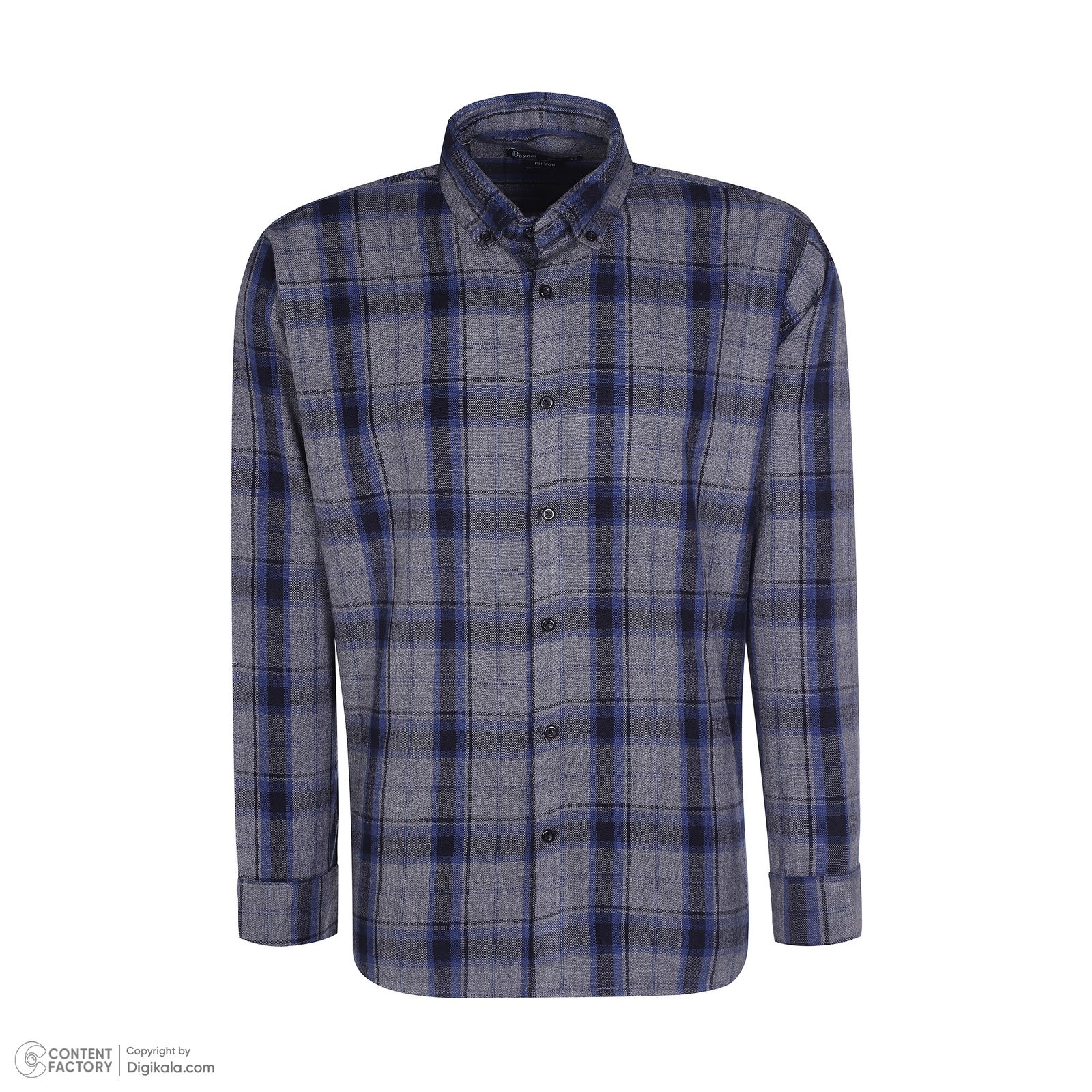 پیراهن آستین بلند مردانه باینت مدل 943-1 -  - 3