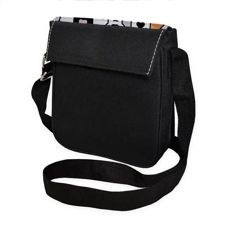 کیف رودوشی زیگ زاگ طرح گربه کد 8253