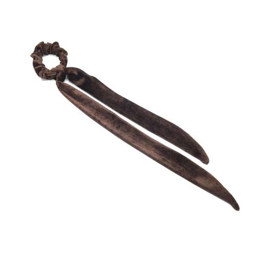 کش مو زنانه مدل مخمل دنباله دار KM1000