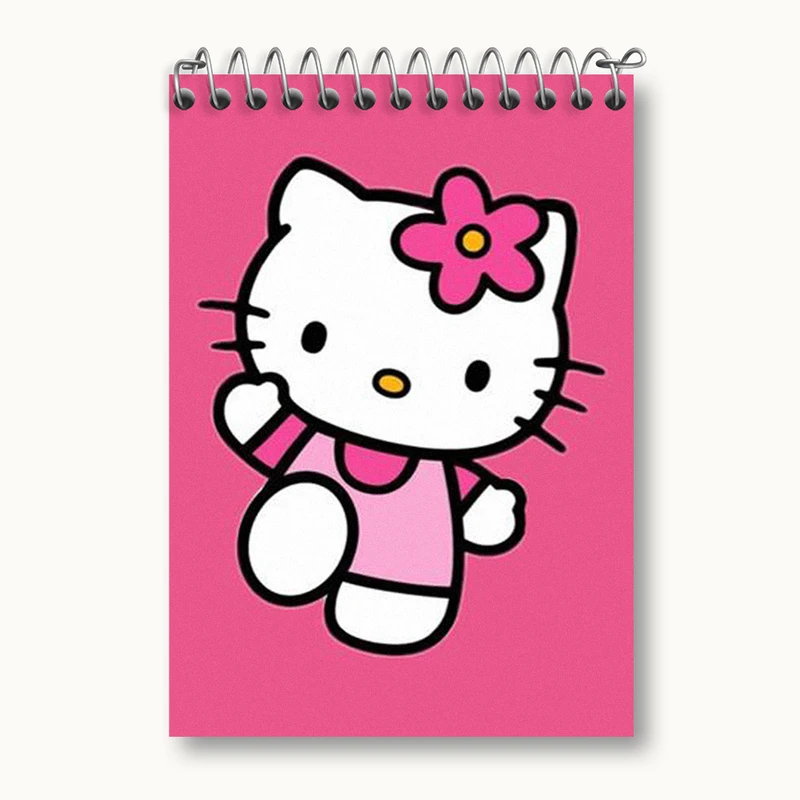 دفتر یادداشت 50 برگ خندالو طرح هلو کیتی (Hello Kitty) کد N1841