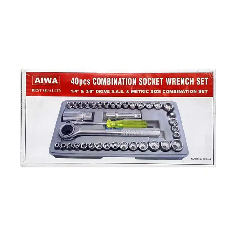 آچار بکس آیوا مدل M2 مجموعه 40 عددی