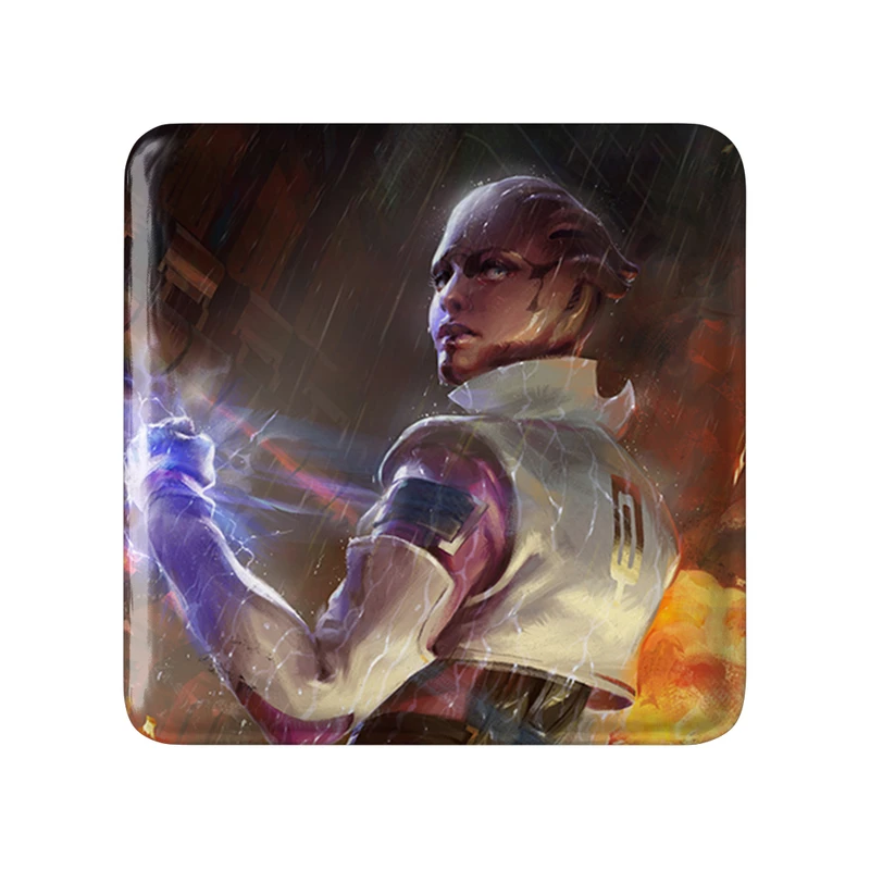 مگنت خندالو طرح بازی مس افکت (Mass Effect) مدل مربعی کد 31562
