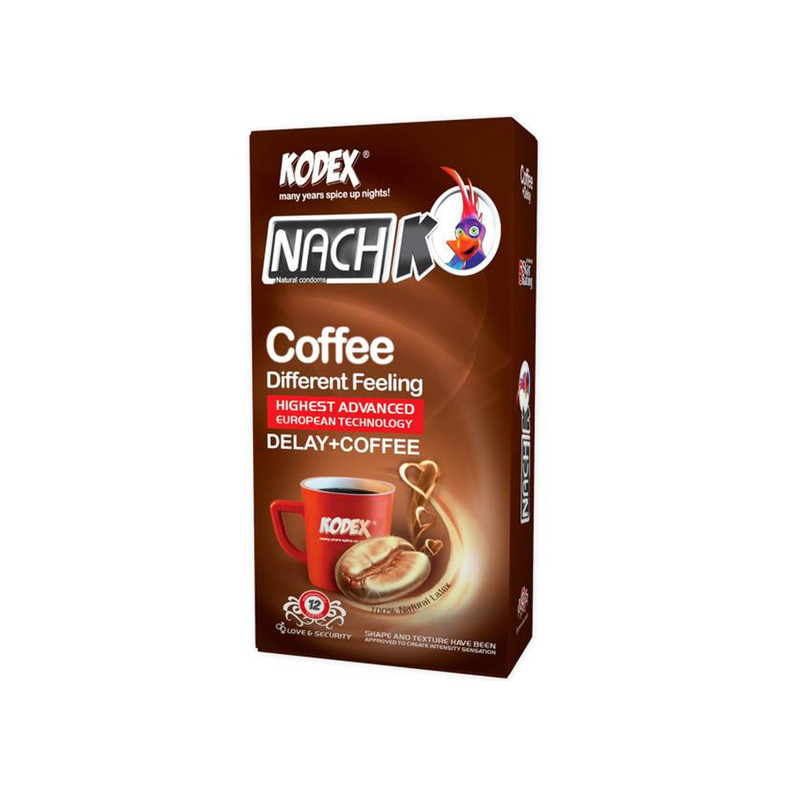 کاندوم ناچ کدکس مدل Coffee مجموعه 2 عددی