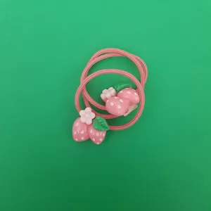 کش مو زنانه مدل توت فرنگی بسته دو عددی