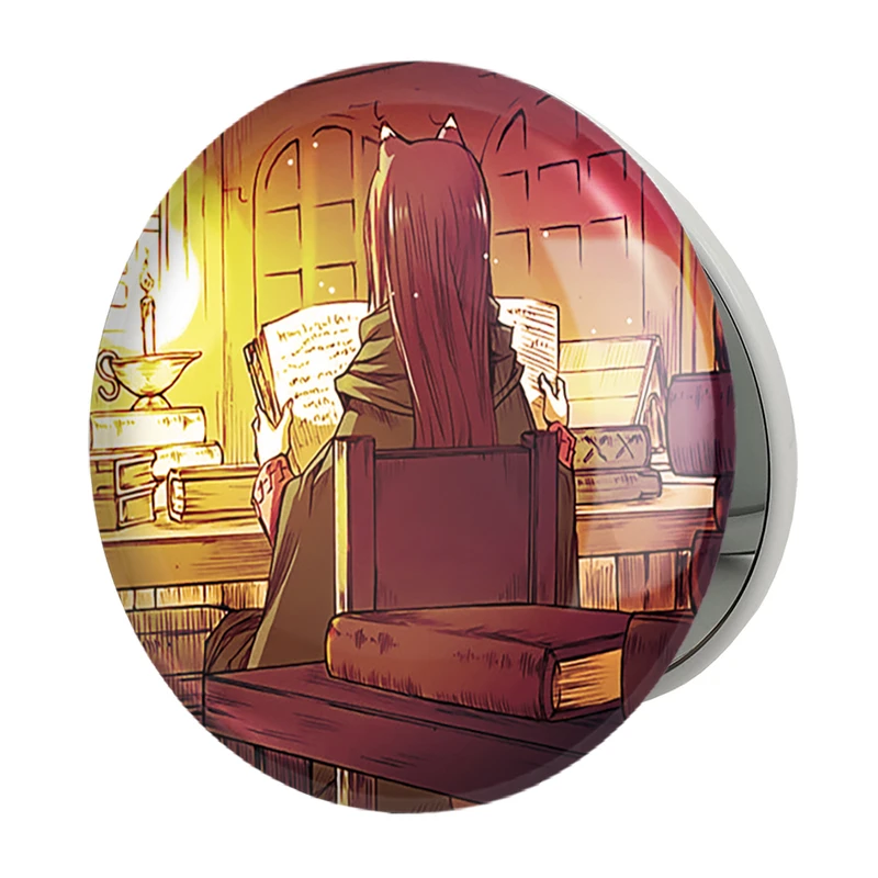 آینه جیبی خندالو طرح انیمه تونیکاوای مدل تاشو کد 36173