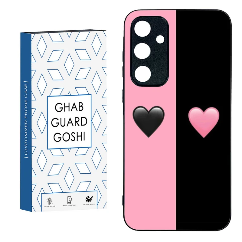 کاور قاب گارد گوشی طرح صورتی مشکی کد TPU-251 مناسب برای گوشی موبایل سامسونگ  GALAXY A35  