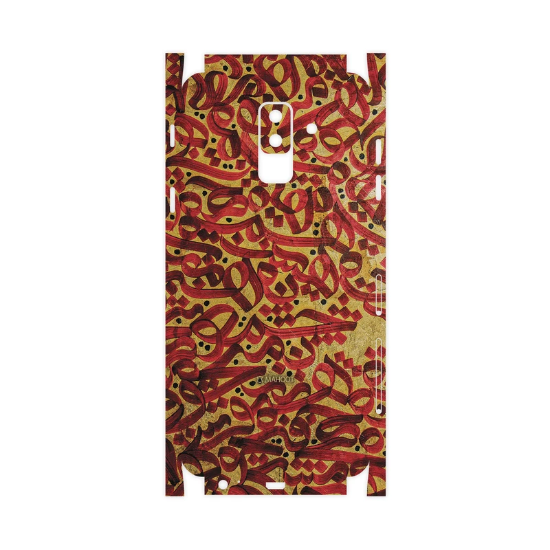 برچسب پوششی ماهوت مدل Nastaliq-6-FullSkin مناسب برای گوشی موبایل سامسونگ Galaxy A6 Plus