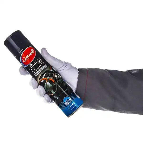 اسپری پولیش داشبورد خودرو کاسپین مدل کوهستان حجم 300 میلی لیتر بسته سه عددی