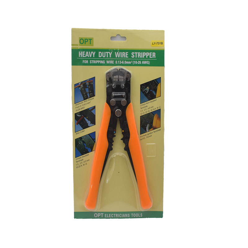 انبر سیم لخت کن اتوماتیک او پی تی مدل LY-731B  سایز 8 اینچ