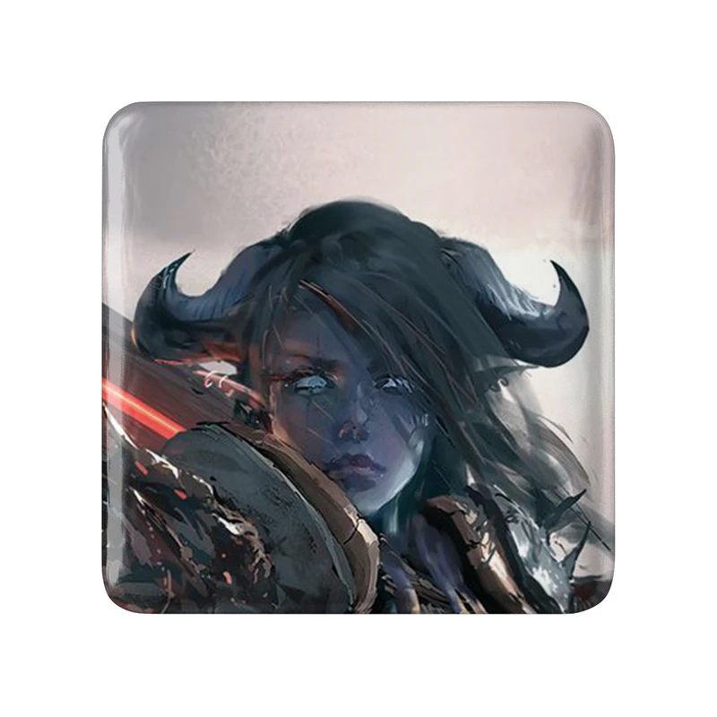 مگنت خندالو طرح بازی دنیای وارکرفت (World of Warcraft) مدل مربعی کد 31821