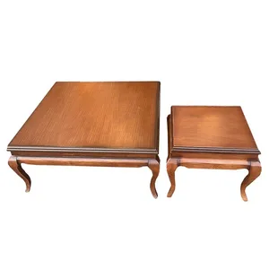 میز پذیرایی مربعی مدل نگین 90 مجموعه 2 عددی