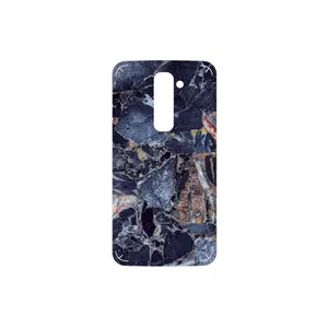 MAHOOT Broken black marble Cover Sticker for LG G2