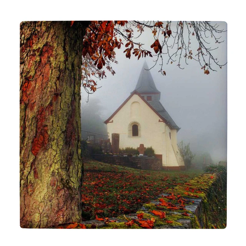  زیر لیوانی طرح دهکده پاییزی کد    3616291_1570