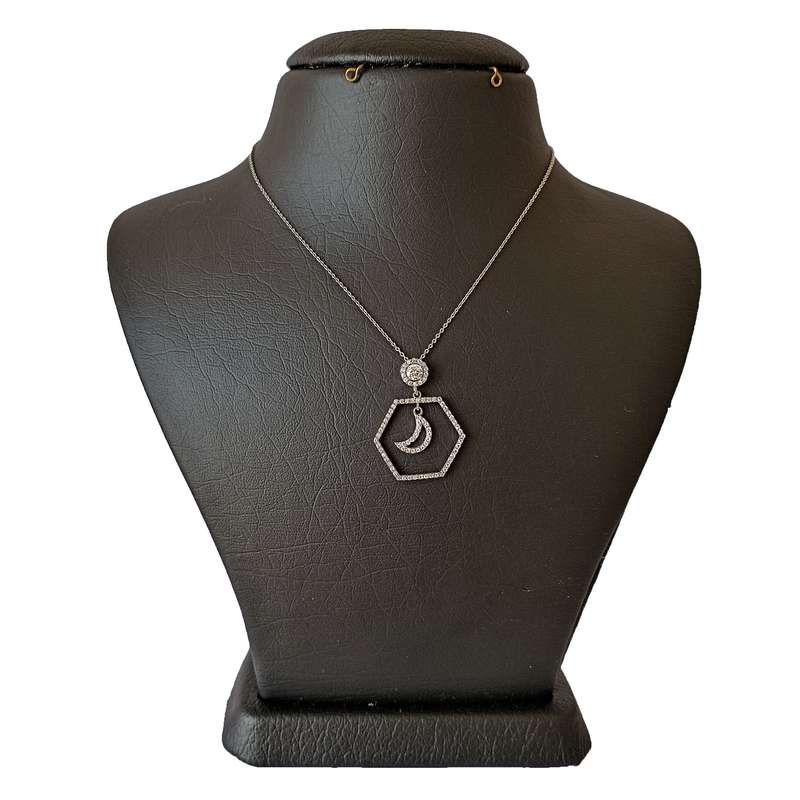 گردنبند نقره زنانه مدل P-404