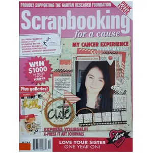 مجله Scrapbooking for a cause سپتامبر 2020
