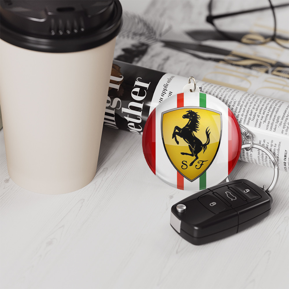 جاکلیدی خندالو مدل فراری Ferrari کد 23410 جاکلیدی خندالو مدل فراری Ferrari کد 23410