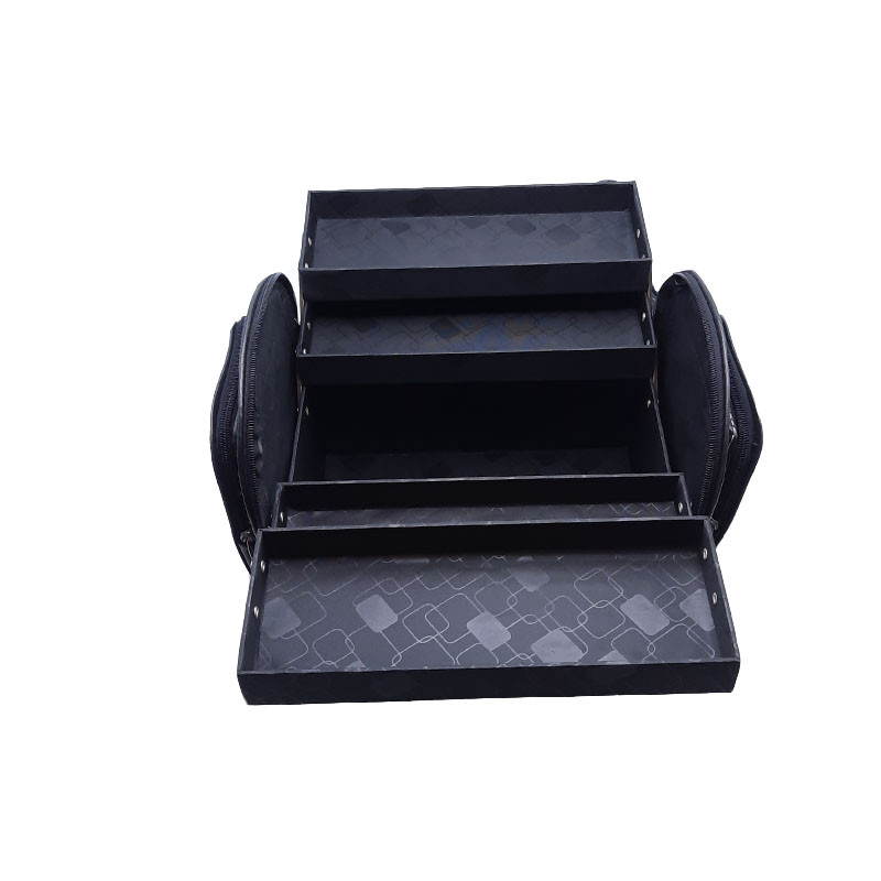 کیف لوازم آرایش و گریم زنانه مدل کاشت ناخن تتو میکاپ طبقاتی