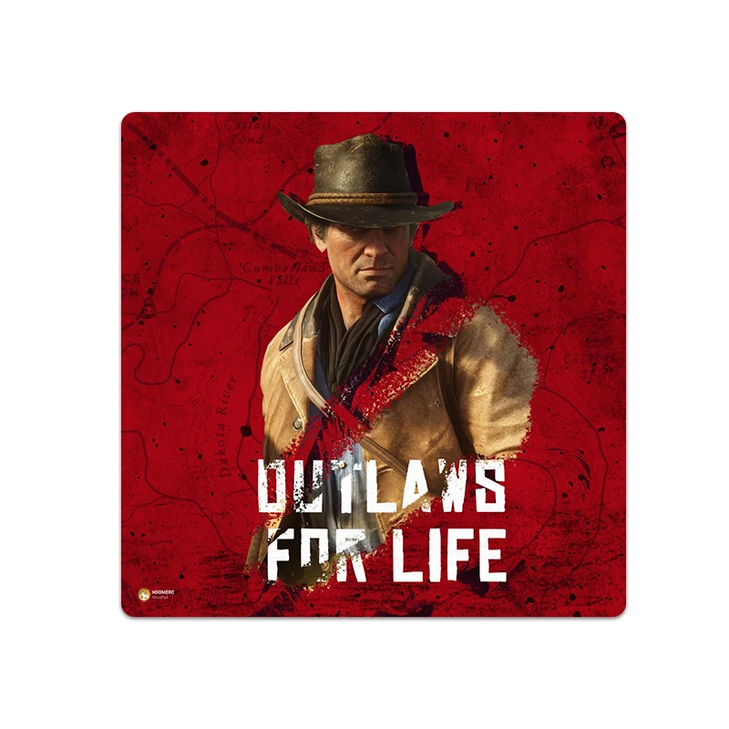 ماوس پد هومرو مدل NX437 طرح بازی Red Dead Redemption سایز 40x40 سانتی‌متر