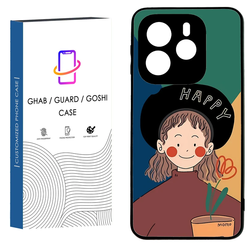 کاور قاب گارد گوشی طرح دخترانه کد 8 - TPU مناسب برای گوشی موبایل  شیائومی Redmi Note 14 4G