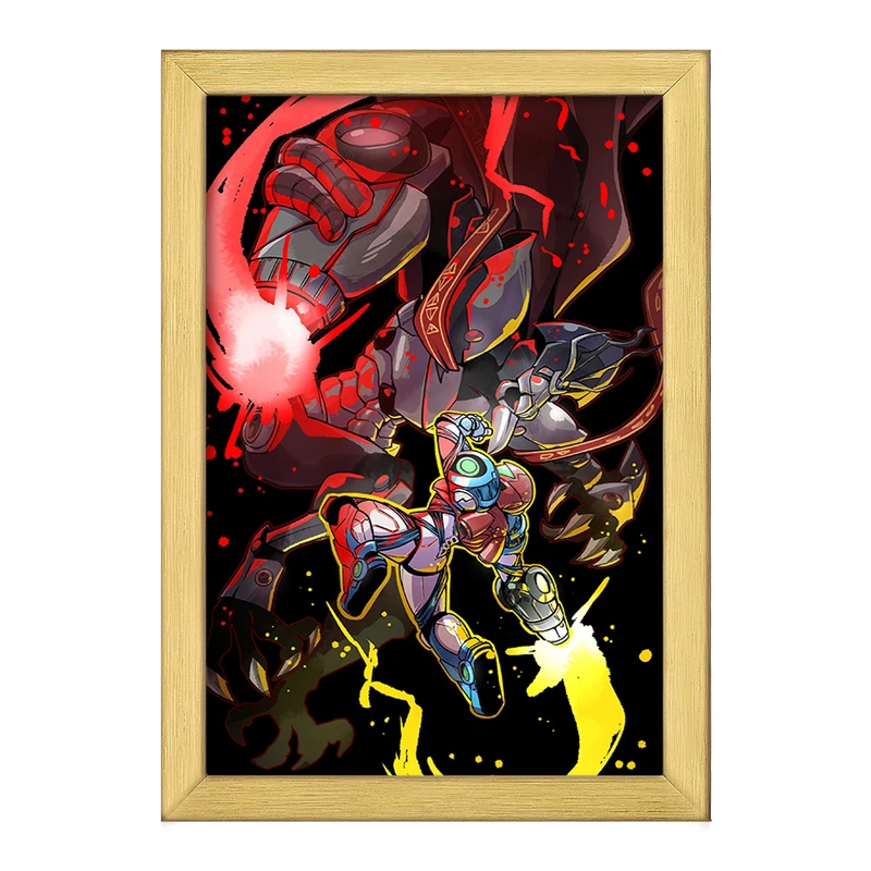 تابلو خندالو طرح بازی متروید (Metroid) کد 35661