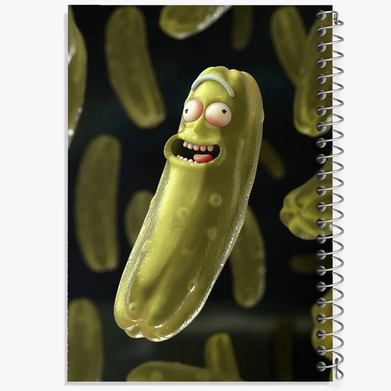 دفتر ژورنال نویسی 50 برگ خندالو مدل نقطه ای طرح ریک و مورتی (Rick and Morty) کد F166