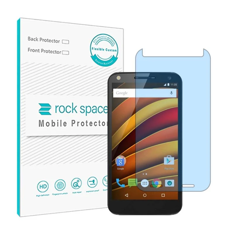 محافظ صفحه نمایش ضد اشعه آبی راک اسپیس مدل HyBLU مناسب برای گوشی موبایل موتورولا Moto X Force
