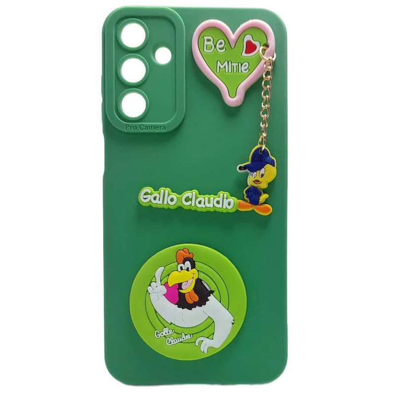 کاور طرح عروسکی مدل انیمیشن 04 مناسب برای گوشی موبایل سامسونگ GALAXY A25 به همراه آویز