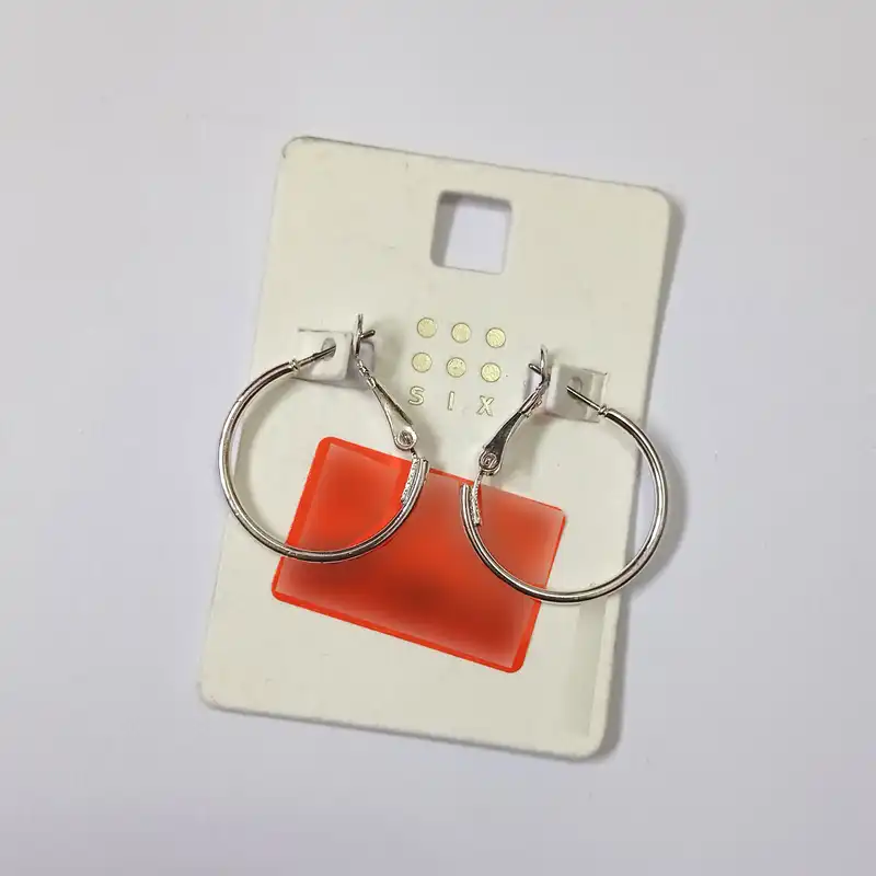 گوشواره زنانه سیکس مدل حلقه ای کد 5022 Nitsil