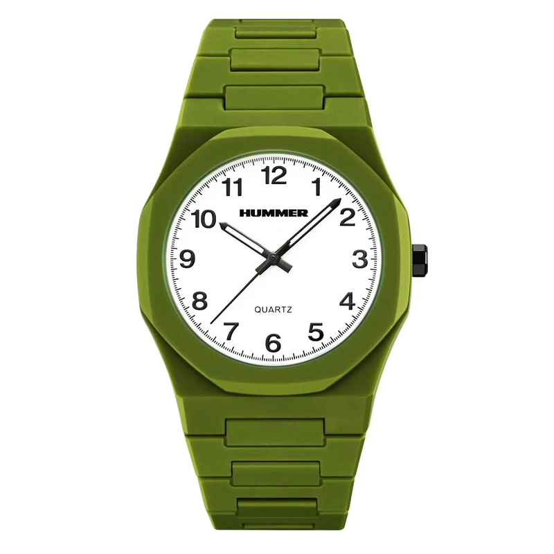 ساعت مچی عقربه‌ای کوارتز مردانه هامر مدل پلی کربنات سبک رفرنس کد HM1108-C2