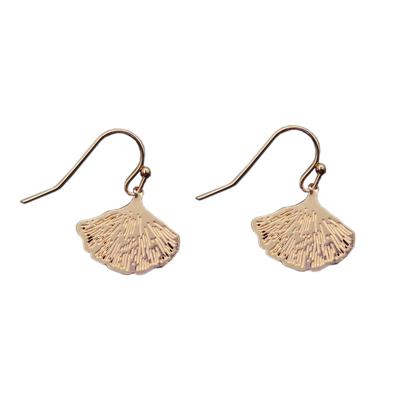 گوشواره زنانه سیکس مدل برگ آویز کد 8952