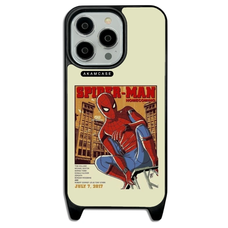 کاور آکام مدل AMCWLA13PRO-SPIDERMAN15 مناسب برای گوشی موبایل اپل iPhone 13 Pro