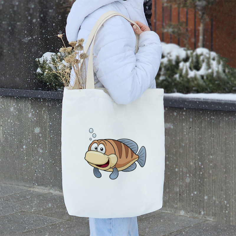 ساک خرید خندالو مدل ماهی کد 6162